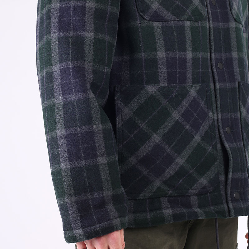 мужская куртка Carhartt WIP Blaine Jacket  (I029478-bl check grove)  - цена, описание, фото 6
